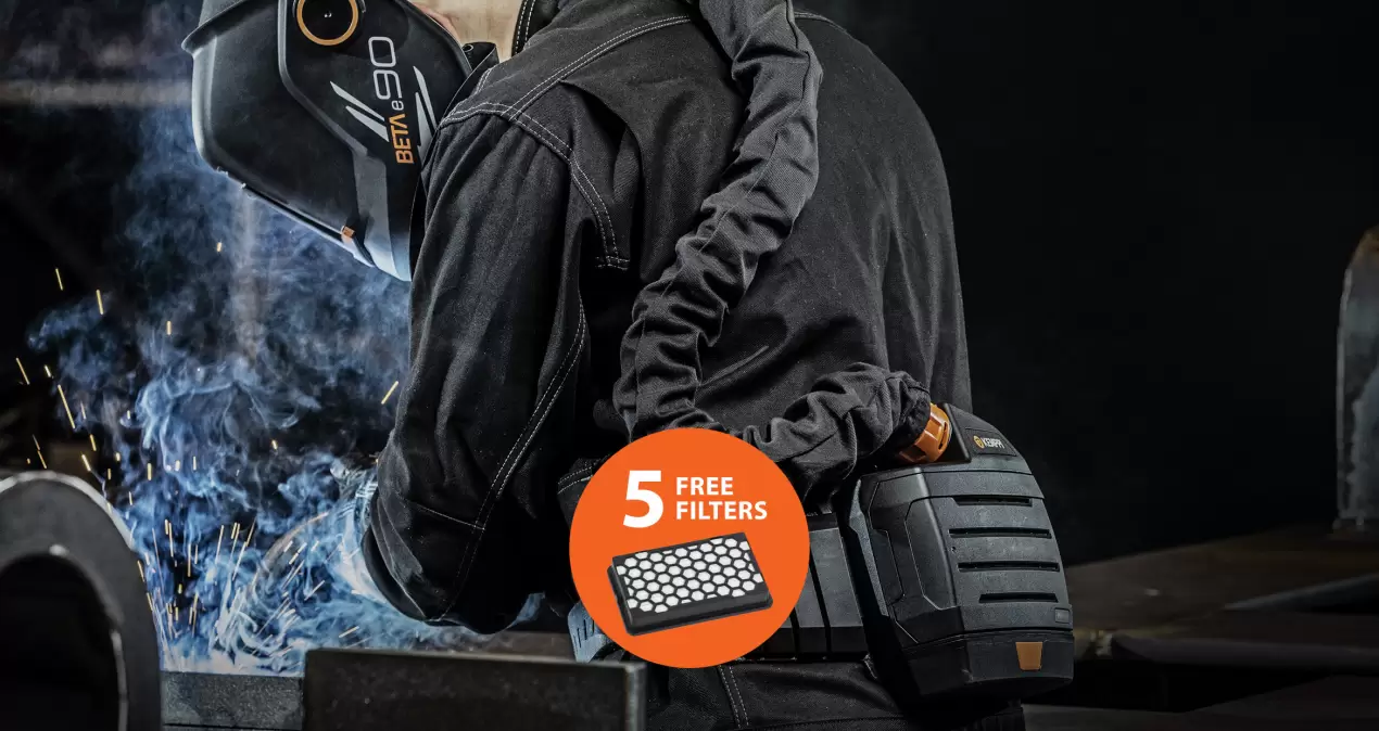 Kemppi einschließlich 5er-Pack Partikelfilter