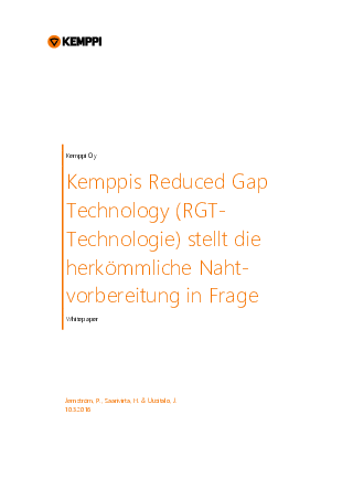 Reduced Gap Technology (RGT) - DE