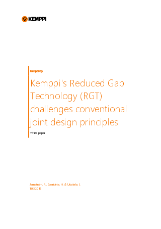 Reduced Gap Technology (RGT) white paper - EN